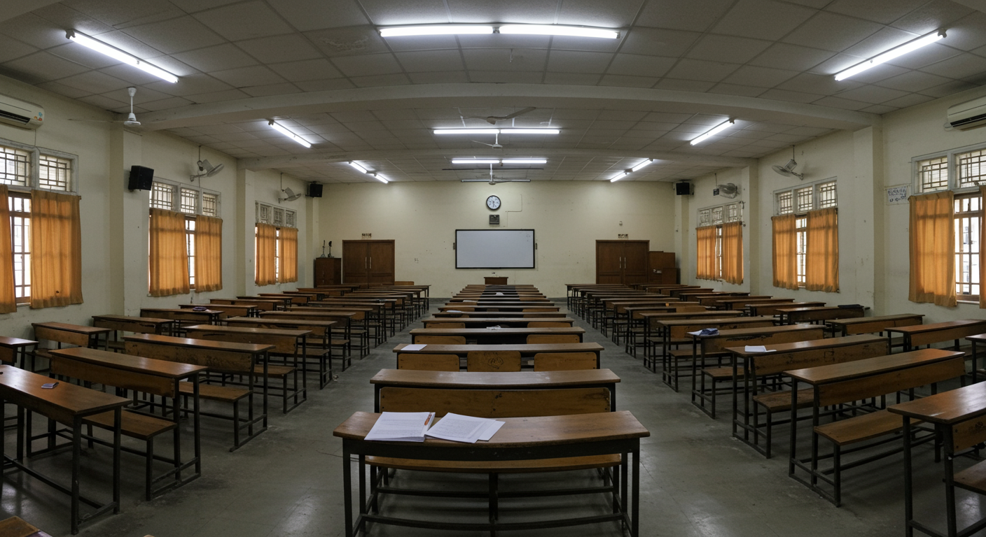 Indian competitive exam hall
