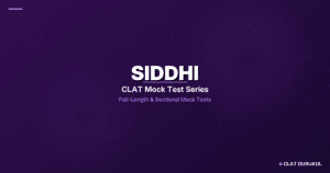 Siddhi — CUET Mock Test Series
