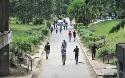 University students walking on campus after DU CSAS 2026 seat allocation